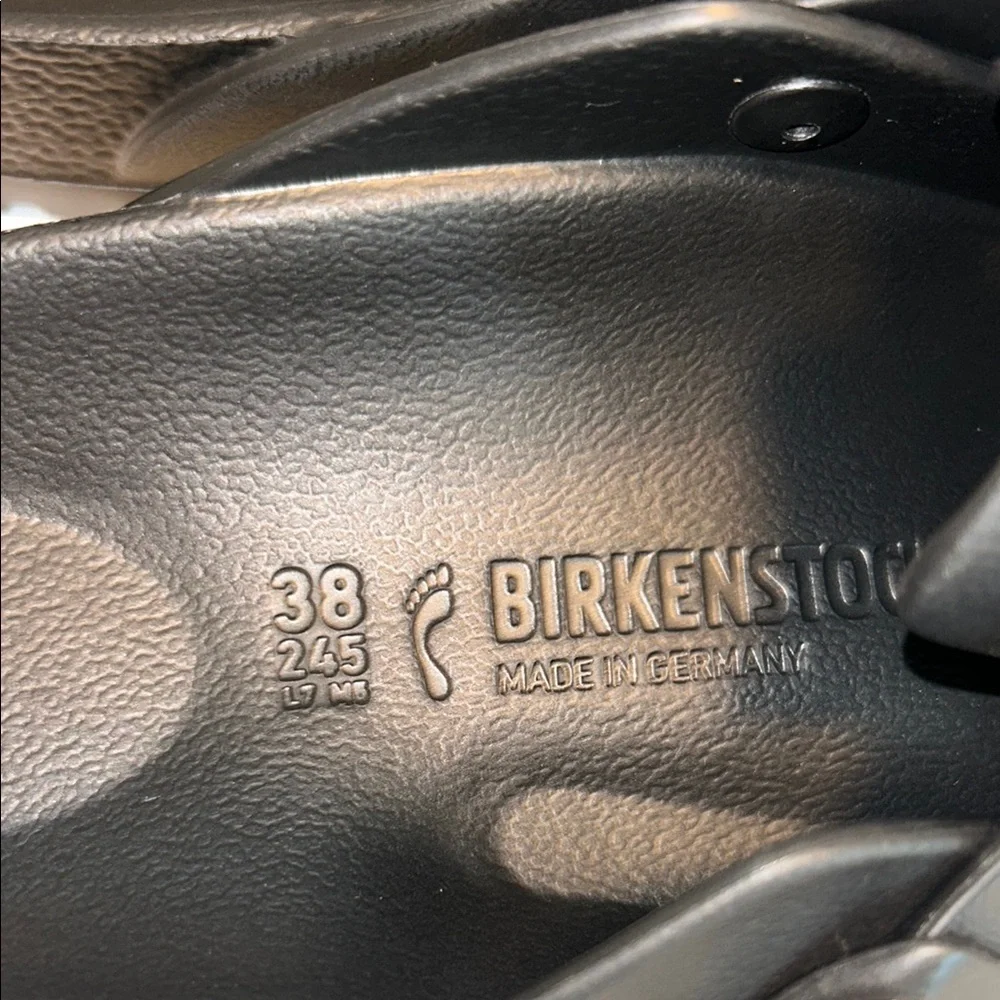 Birkenstock 38 Black Slip-On Clogs - Picture 8 of 12